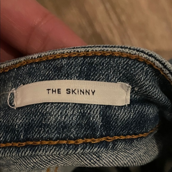 Zara Distressed stretch tight sexy Blue Jeans size 12 but fits like an 8 - Picture 5 of 14